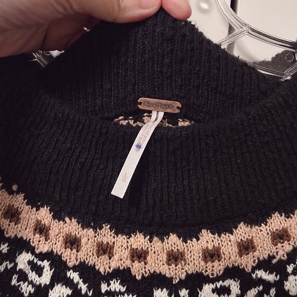 NWOT Free People Nellie Sweater Knit Oversized Chunky Elephants Size L - Picture 6 of 13